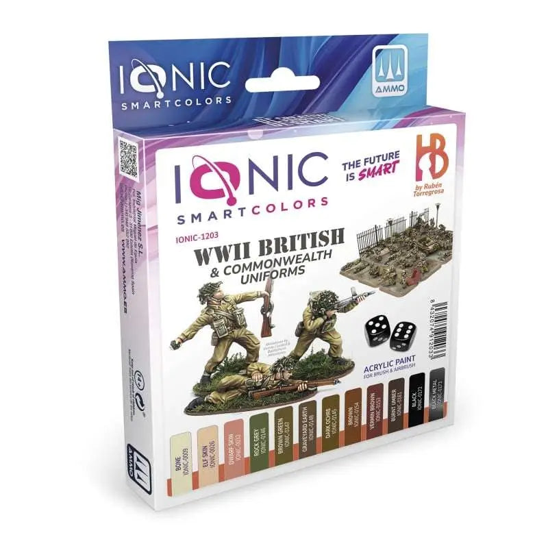 IONIC WWII BRITISH AND COMMONWEALTH UNIFORMS PAINT SET