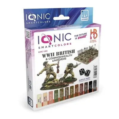 IONIC WWII BRITISH AND COMMONWEALTH UNIFORMS PAINT SET