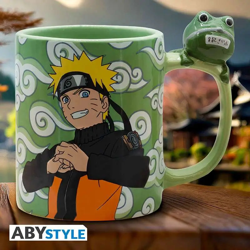 NARUTO SHIPPUDEN NARUTO & GAMA CHAN MUG 3D HANDLE