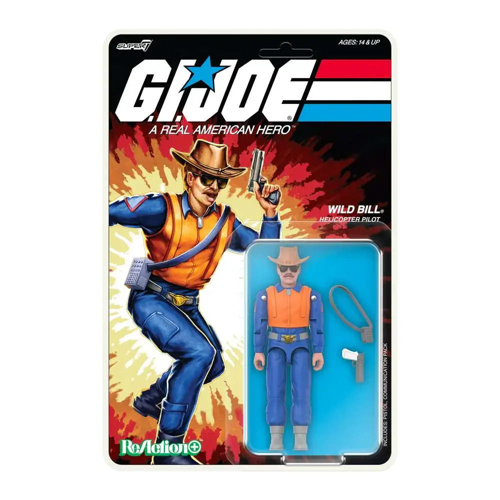 G.I. JOE W03 WILD BILL (CARTOON) REACTION+ FIGURE