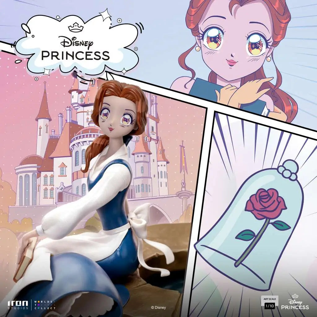 DISNEY ANIME PRINCESS BELLE PVC STATUE