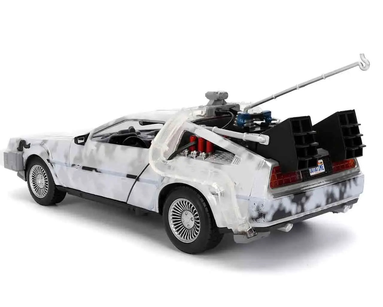 BACK TO THE FUTURE PART I 1982 DELOREAN FROST EFFECT 1/24 DIE-CAST MODEL LIMITED EDITION