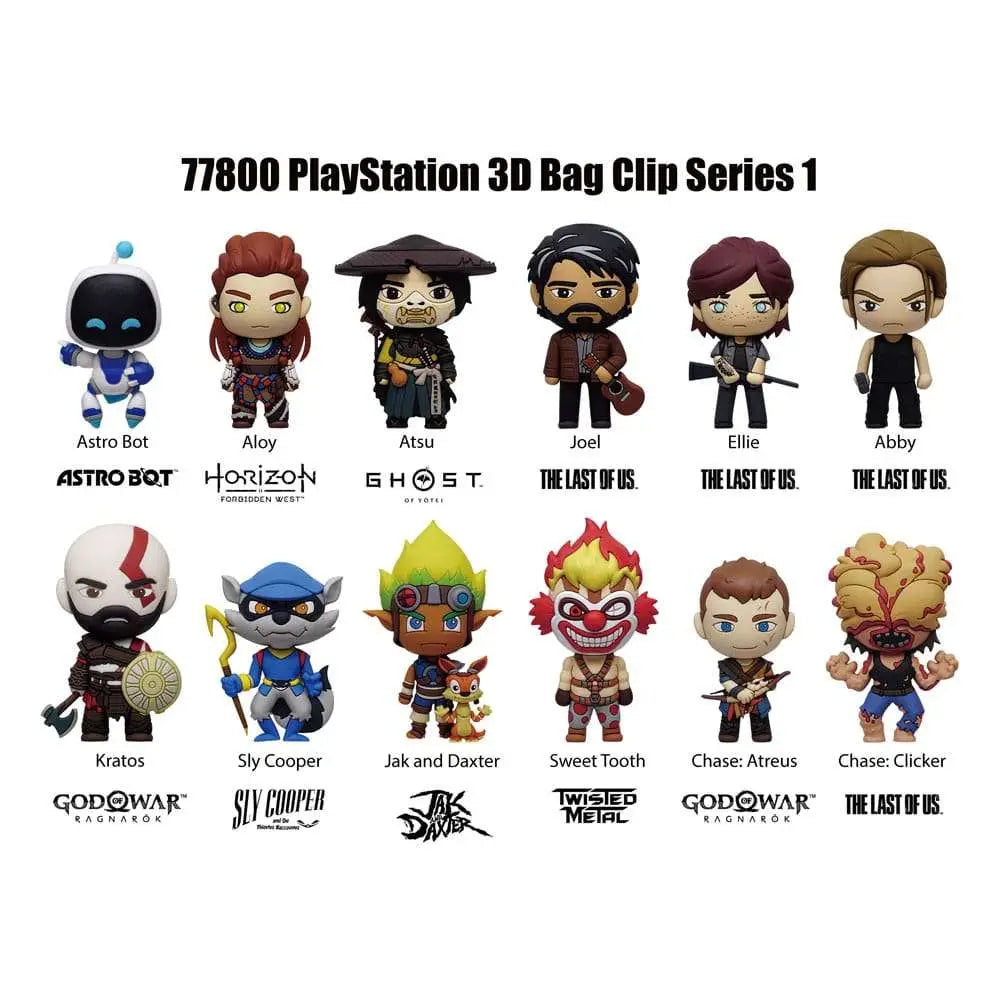 PLAYSTATION S1 BAG CLIP BLIND BOX DISPLAY (24)