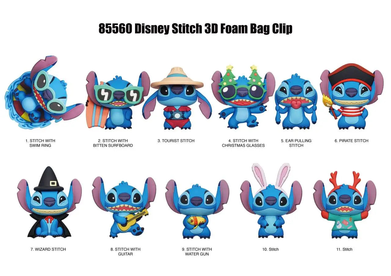 STITCH IN COSTUME EXC 3 BAG CLIP BLIND BOX DISPLAY (24)