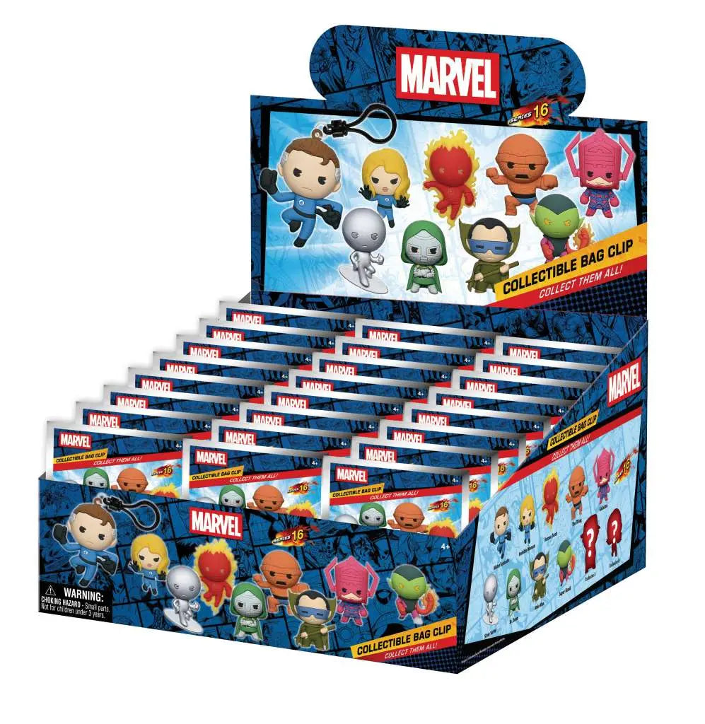 FANTASTIC FOUR CLASSIC BAG CLIP BLIND BOX DISPLAY (24)