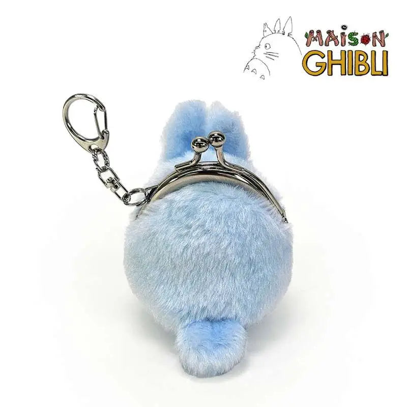 MY NEIGHBOR TOTORO MEDIUM BLUE TOTORO FUNWARI MINI COIN PURSE