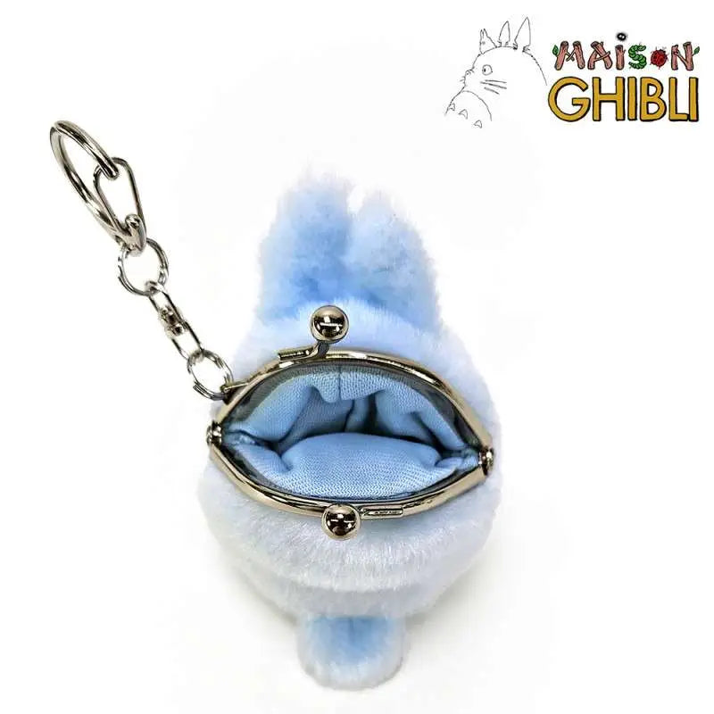 MY NEIGHBOR TOTORO MEDIUM BLUE TOTORO FUNWARI MINI COIN PURSE