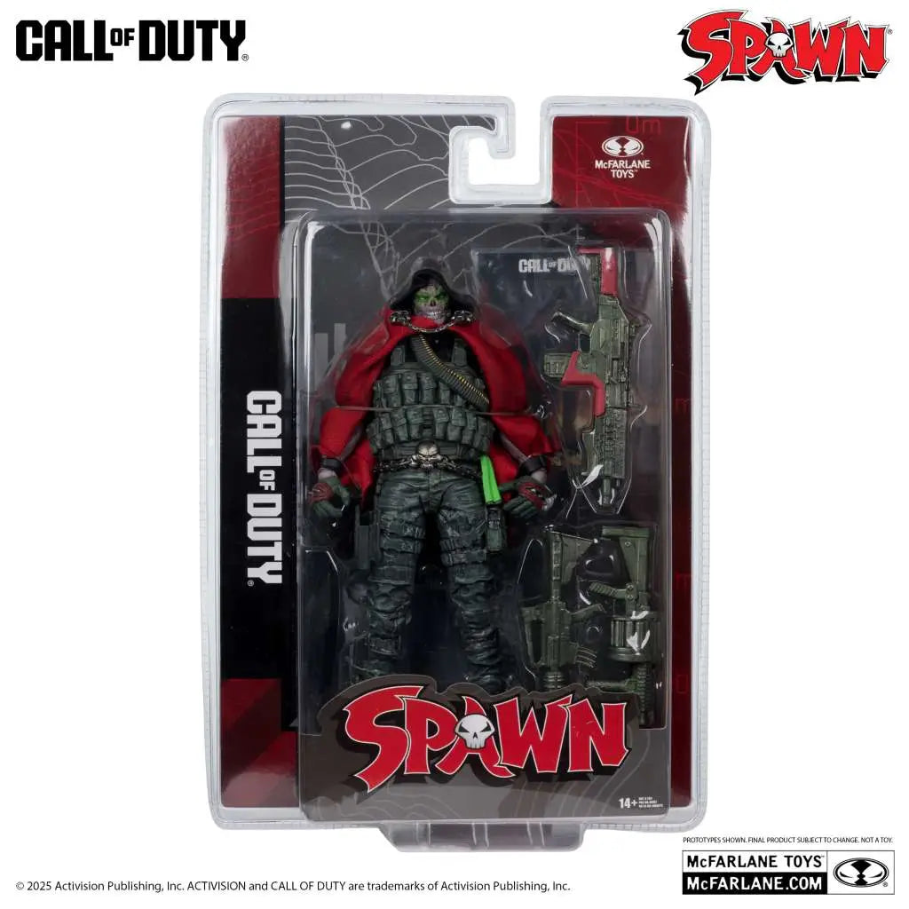 CALL OF DUTY 7INCH  BURNED SPAWN ACTION FIGURE