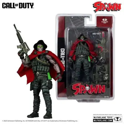 CALL OF DUTY 7INCH  BURNED SPAWN ACTION FIGURE