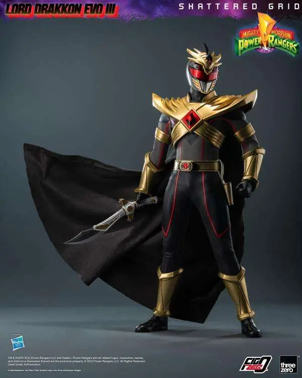 MMPR SHATTERED GRID LORD DRAKKON EVO III 1/6 AF