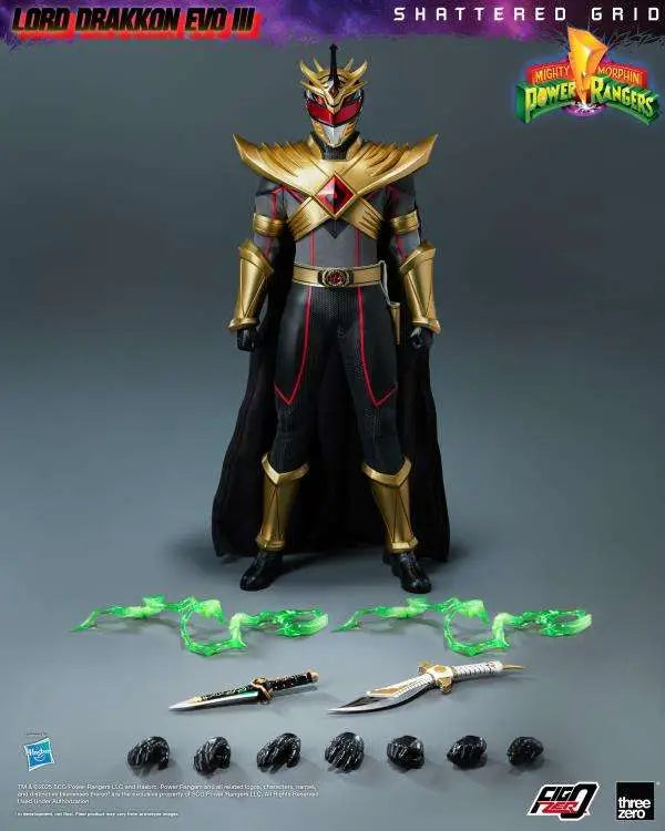 MMPR SHATTERED GRID LORD DRAKKON EVO III 1/6 AF