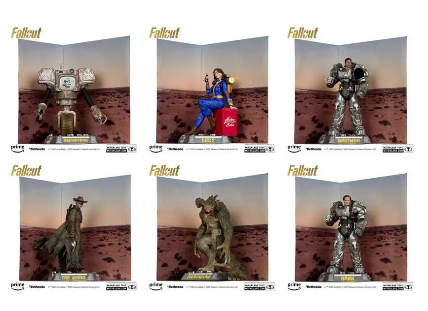 MOVIE MANIACS  FALLOUT WAVE 3 ASSORTMENT SET (6)