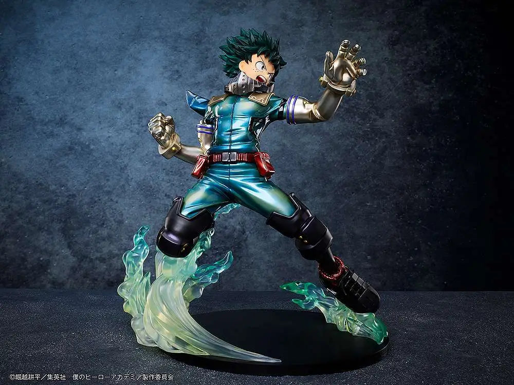MY HERO ACADEMIA IZUKU MIDORIYA METALLIC STATUE