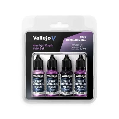 TRUE METALLIC METAL 77255 AMETHYST PURPLE 4 COLORS SET