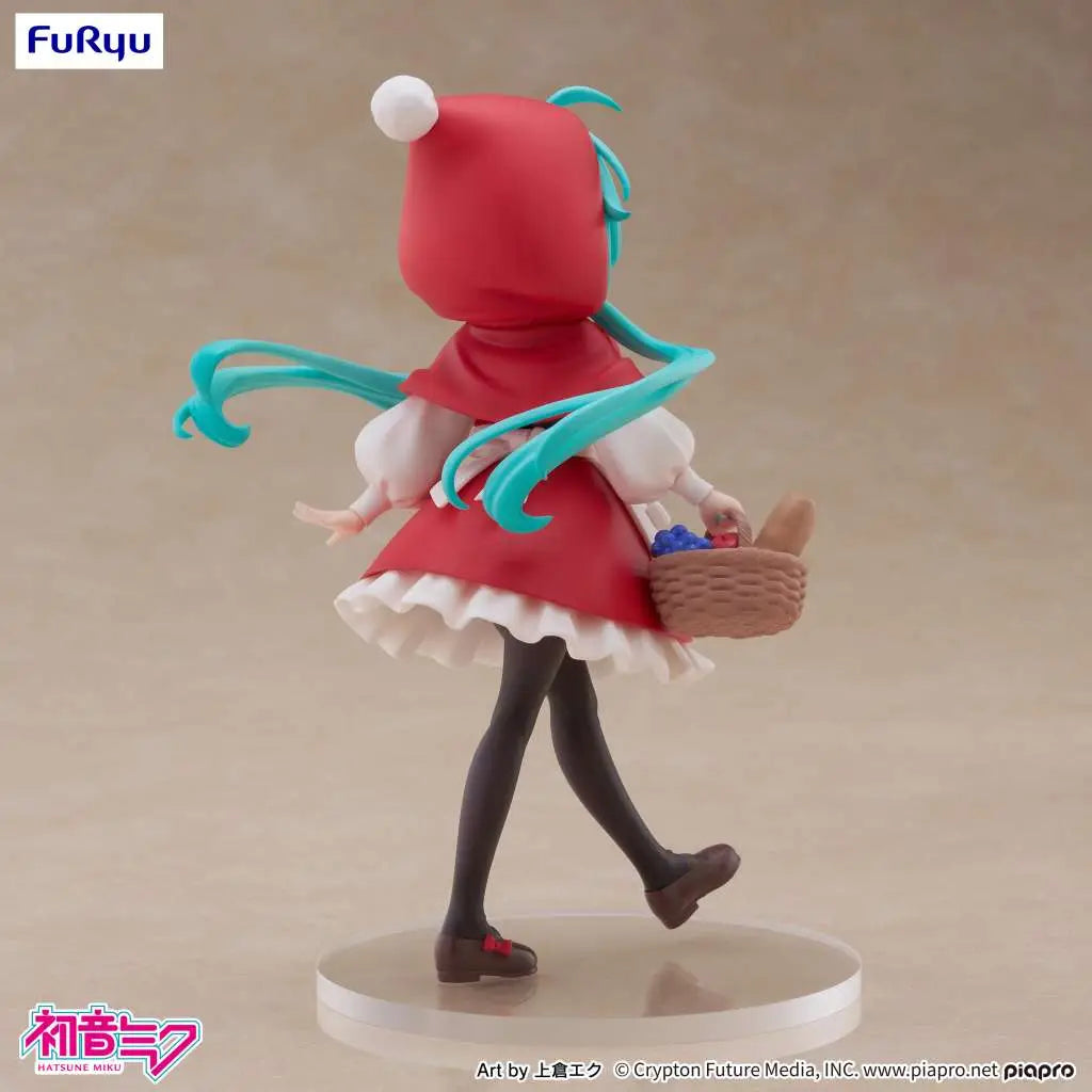 HATSUNE MIKU LITTLE RED RIDING HOOD DESKTOP FAIRY FIGURE