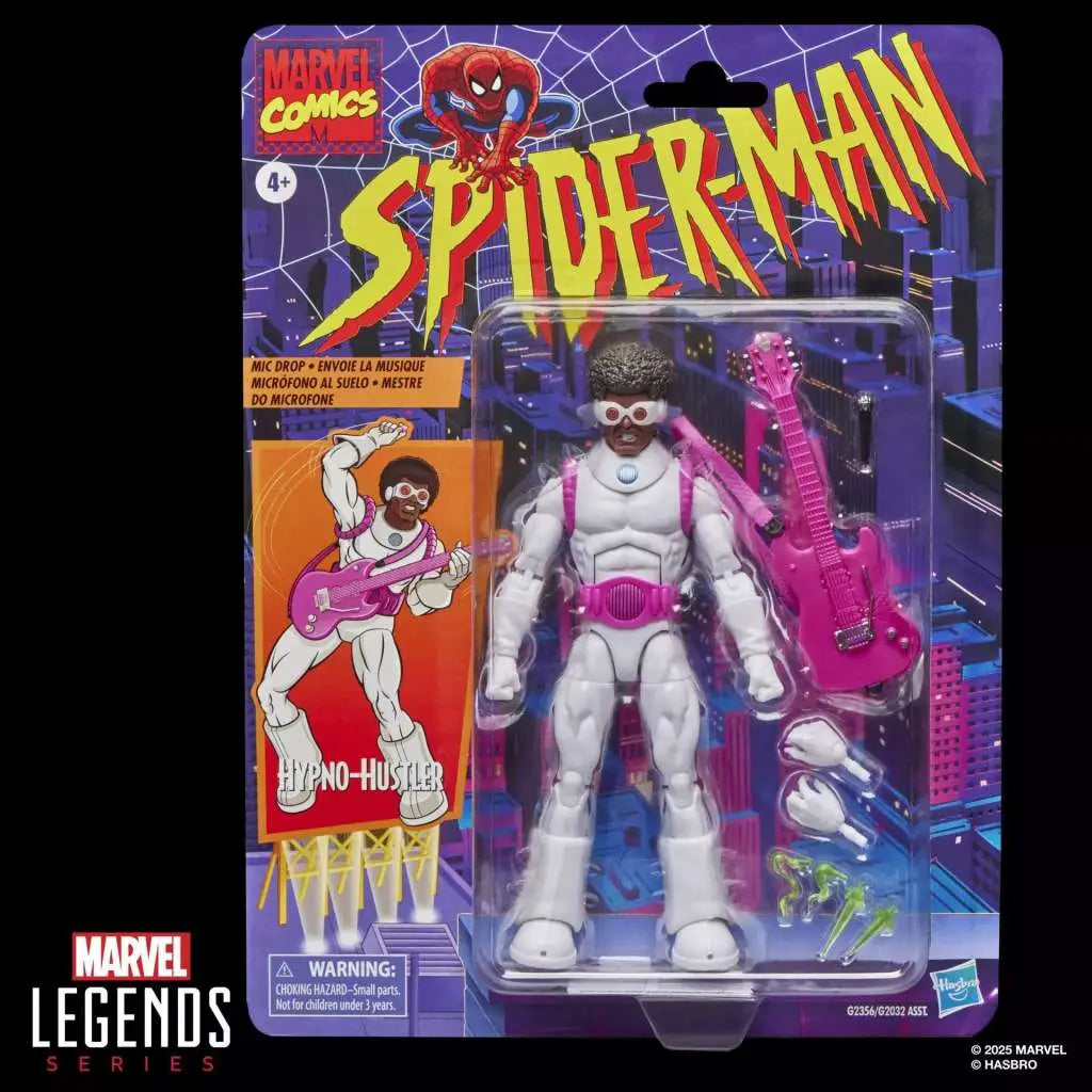 MARVEL LEGENDS SPIDER-MAN VINTAGE HYPNO-HUSTLER ACTION FIGURE