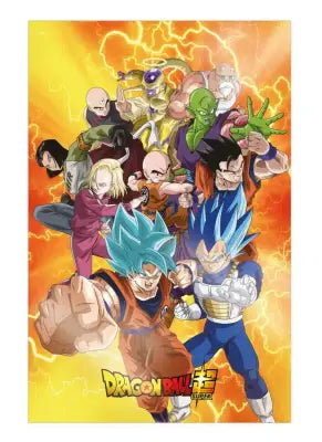 DRAGON BALL SUPER UNIVERSE SURVIVAL HEROES 38X58CM 3D POSTER