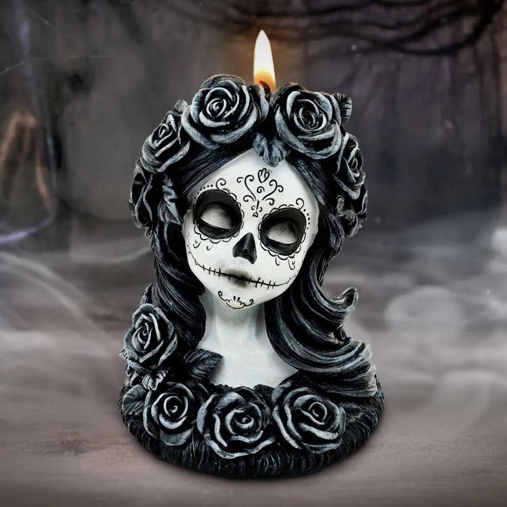 FLOR DE MUERTE TEA LIGHT HOLDER