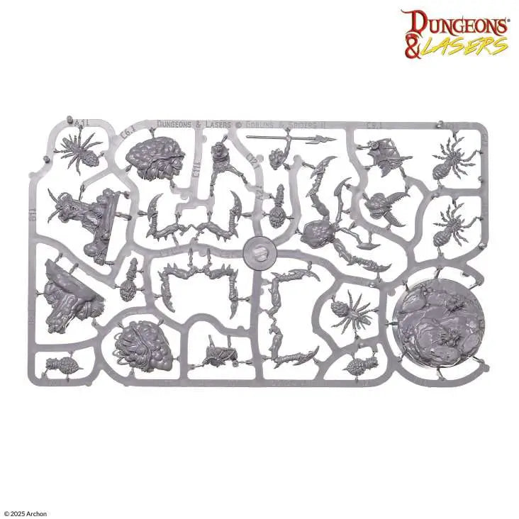 DUNGEONS & LASER CAVE SPIDERS