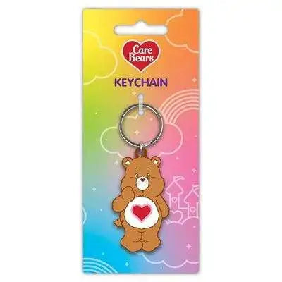 CARE BEARS TENDERHEART BEAR PVC KEYCHAIN