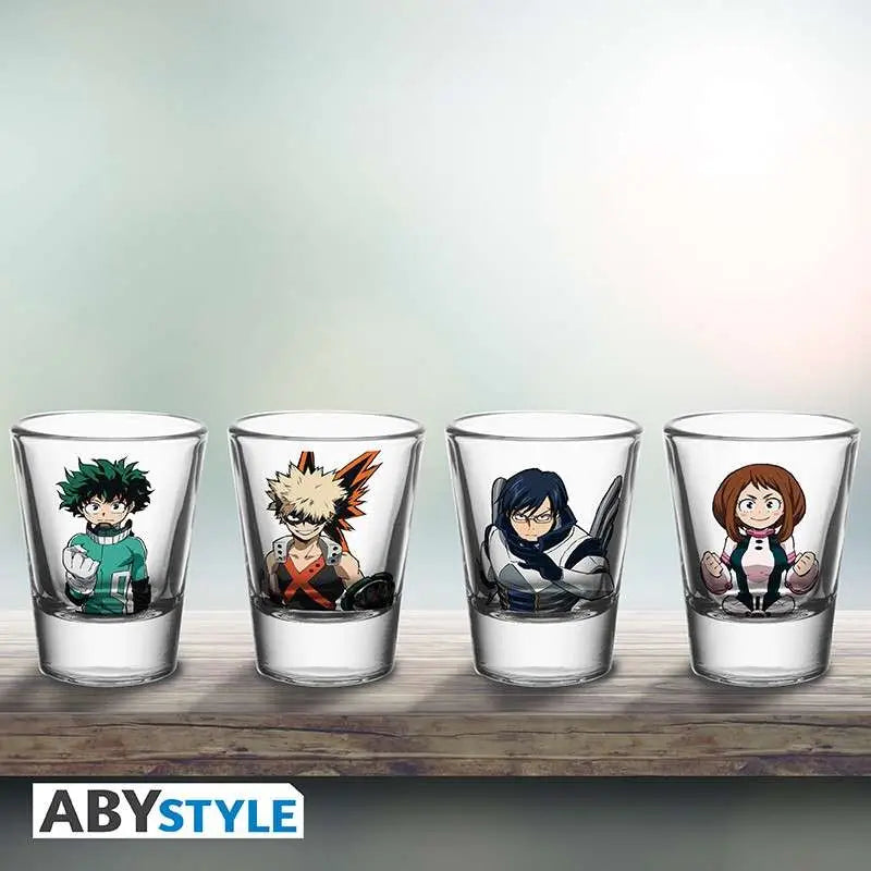 MY HERO ACADEMIA HEROES SHOOTERS SET (4x)