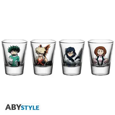 MY HERO ACADEMIA HEROES SHOOTERS SET (4x)