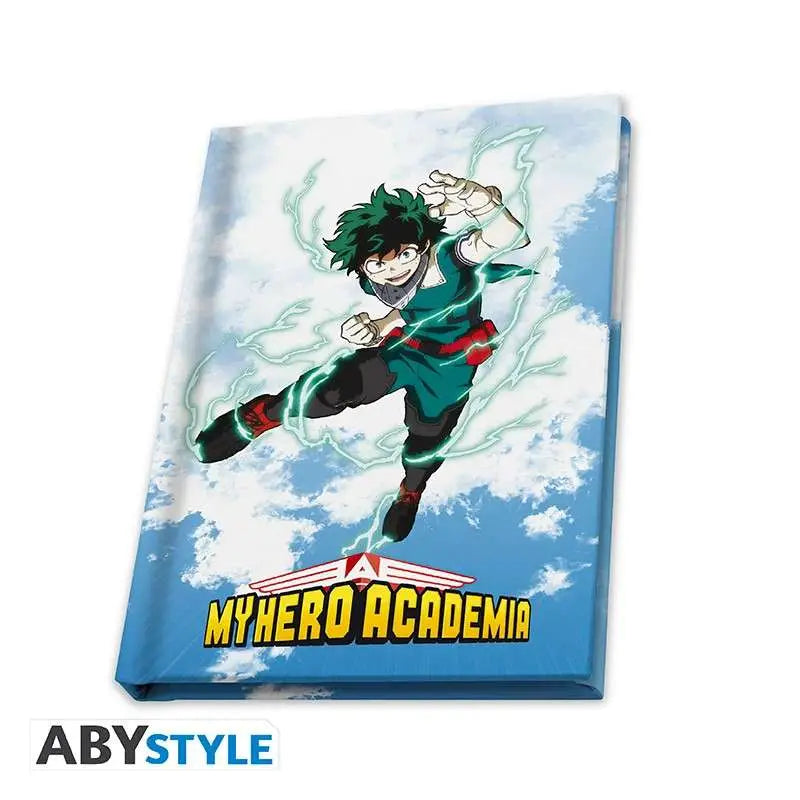 MY HERO ACADEMIA HEROES GLASS PIN POCKET NOTEBOOK SET