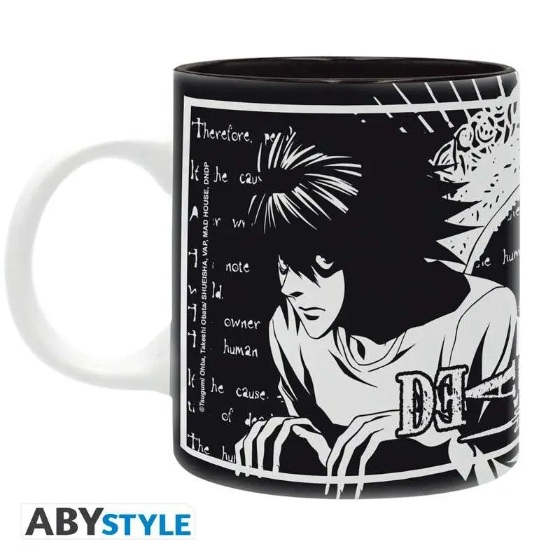 DEATH NOTE LIGHT VS L MUG
