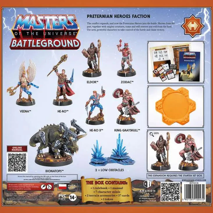 MOTU WAVE 10 PRETERNIAN HEROES FACTION ENGLISH
