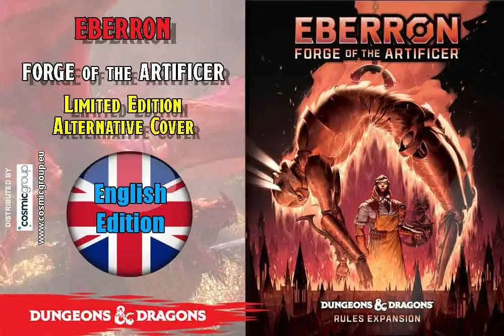 DUNGEONS & DRAGONS - EBERRON  FORGE OF THE ARTIFICER ALTERNATIVE COVER
