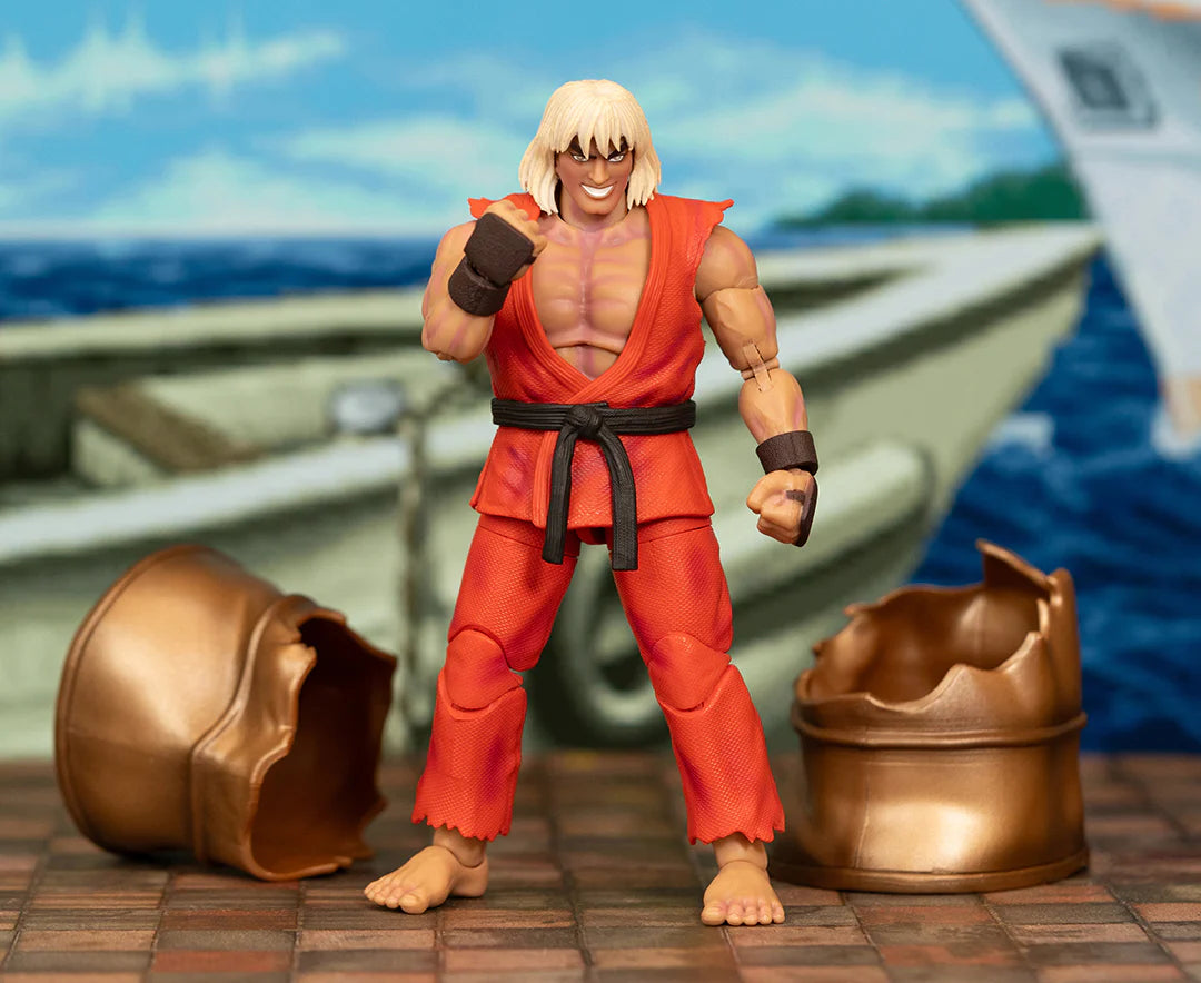 STREET FIGHTER 2 VIOLENT KEN 1/12 DELUXE ACTION FIGURE LIMITED EDITION