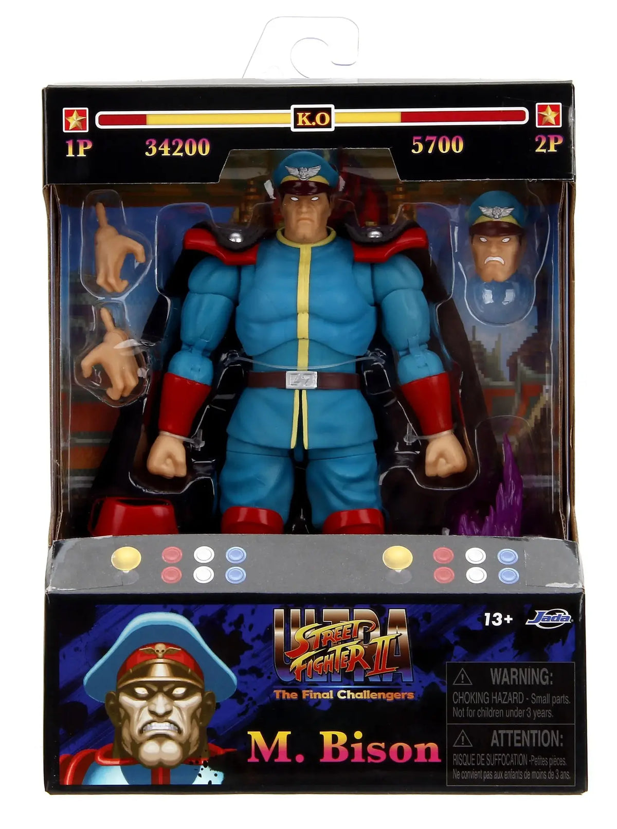 ULTRA STREET FIGHTER 2 THE FINAL CHALLENGERS BISON 1/12 ACTION FIGURE VARIANT PLAYER 2