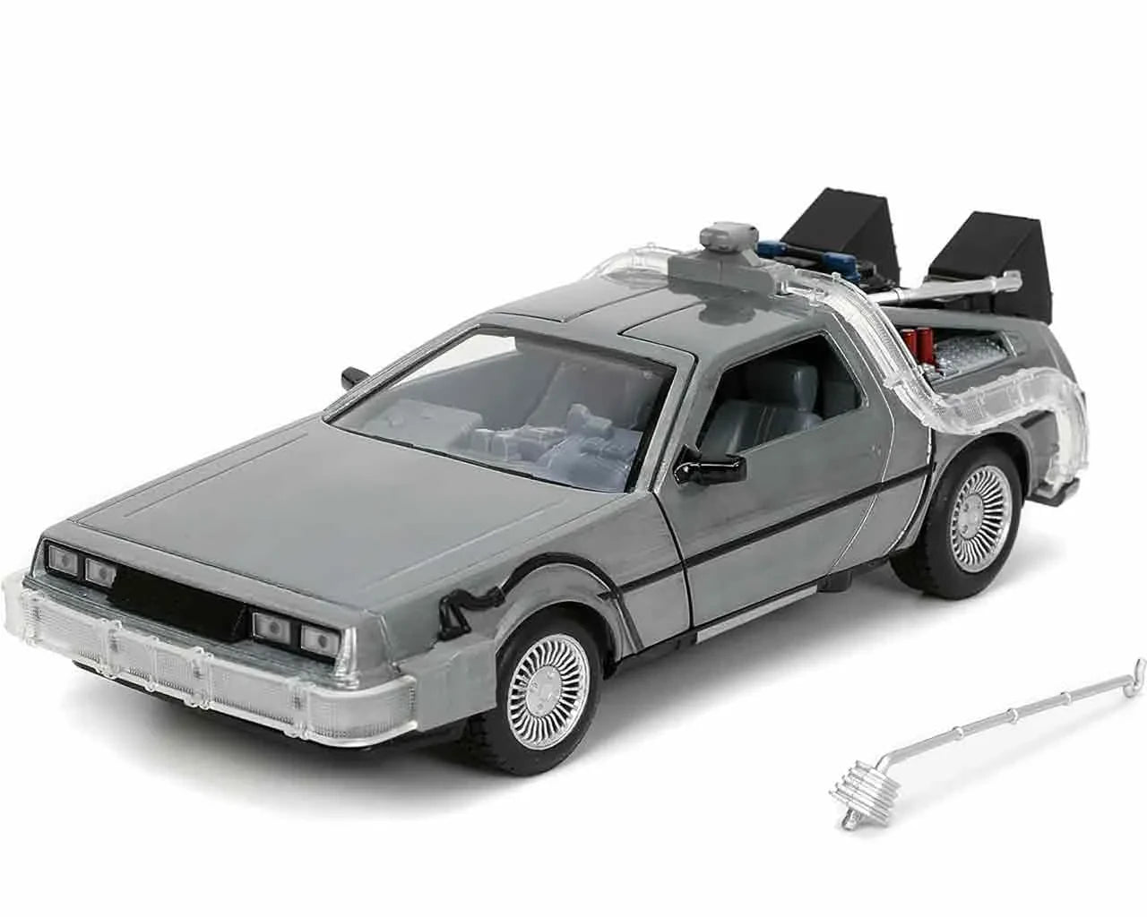 BACK TO THE FUTURE PART I 1982 DELOREAN 40TH ANNIVERSARY 1/24 DIE-CAST MODEL LIMITED EDITION