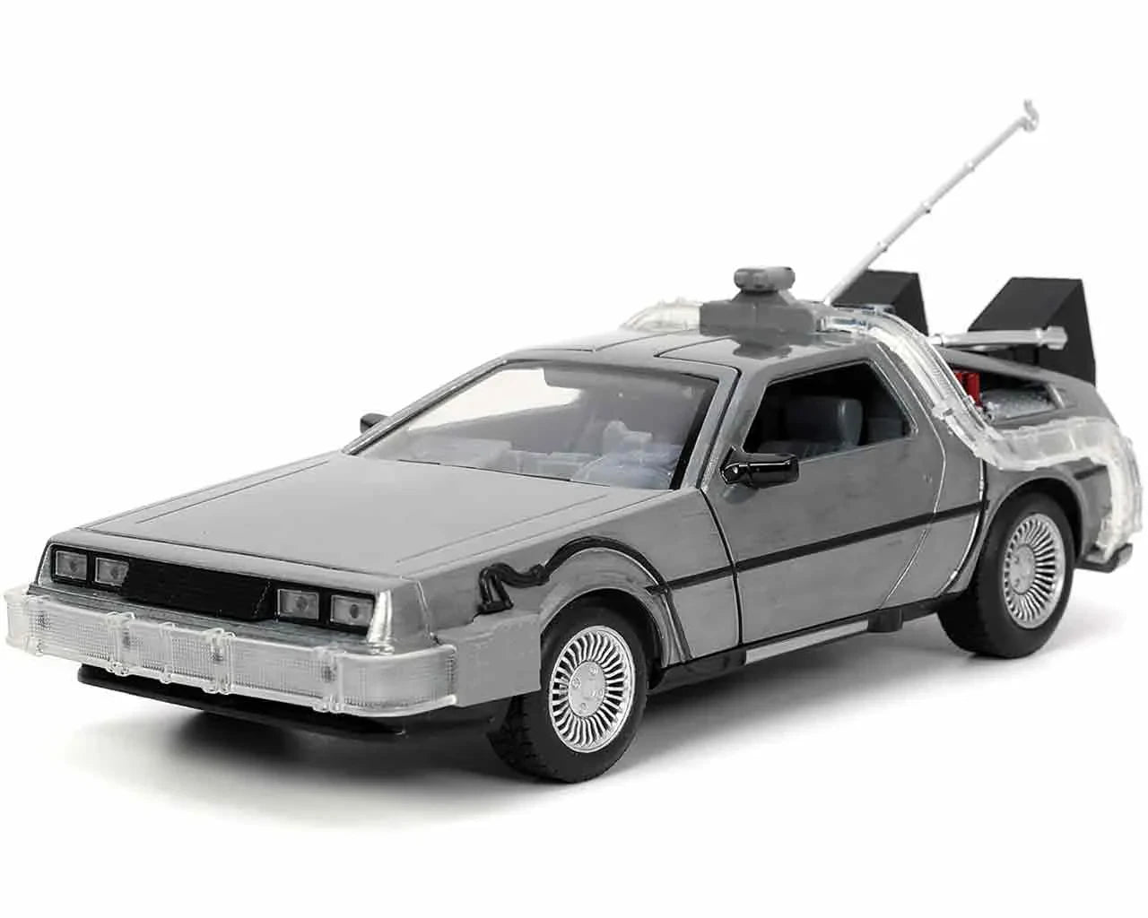 BACK TO THE FUTURE PART I 1982 DELOREAN 40TH ANNIVERSARY 1/24 DIE-CAST MODEL LIMITED EDITION