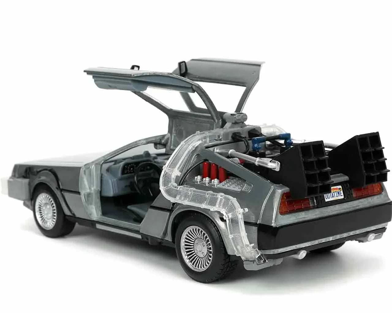 BACK TO THE FUTURE PART I 1982 DELOREAN 40TH ANNIVERSARY 1/24 DIE-CAST MODEL LIMITED EDITION