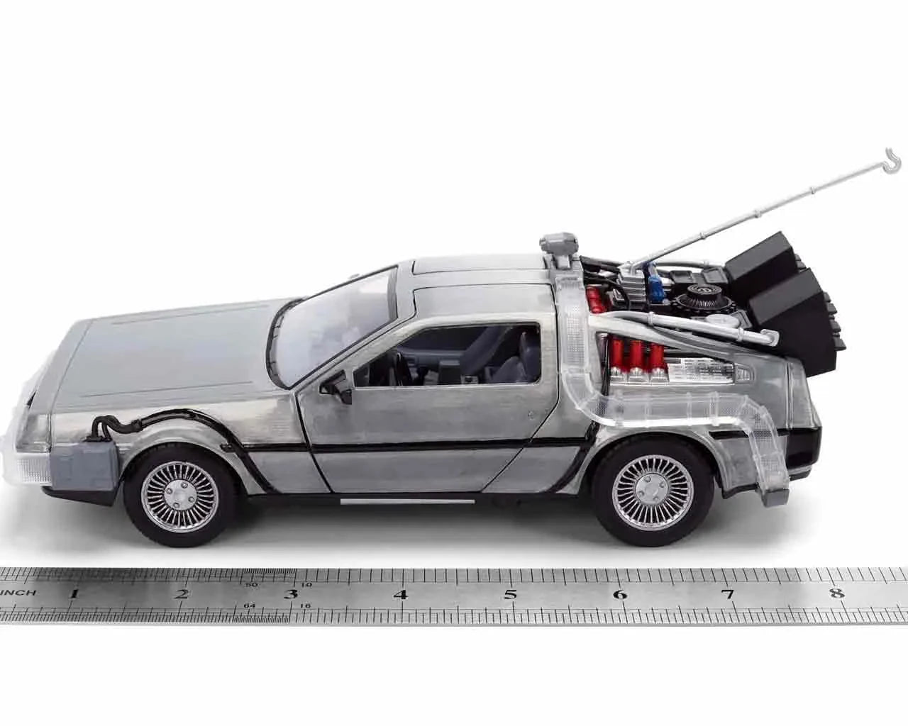 BACK TO THE FUTURE PART I 1982 DELOREAN 40TH ANNIVERSARY 1/24 DIE-CAST MODEL LIMITED EDITION