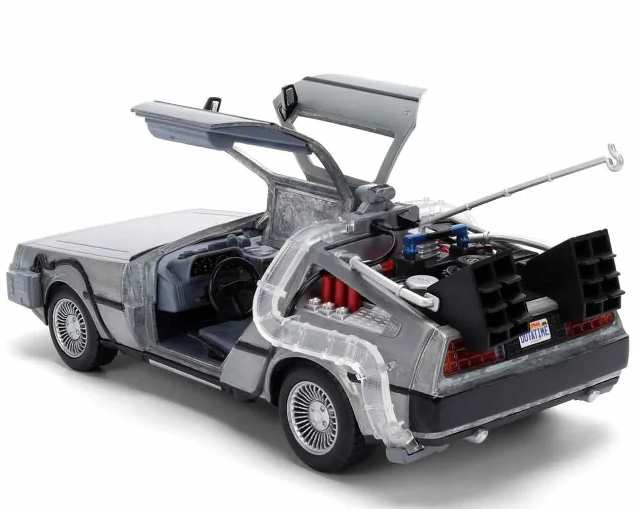 BACK TO THE FUTURE PART I 1982 DELOREAN 40TH ANNIVERSARY 1/24 DIE-CAST MODEL LIMITED EDITION