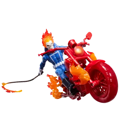 MARVEL LEGENDS GHOST RIDER JHONNY BLAZE WITH BIKE ACTION FIGURE