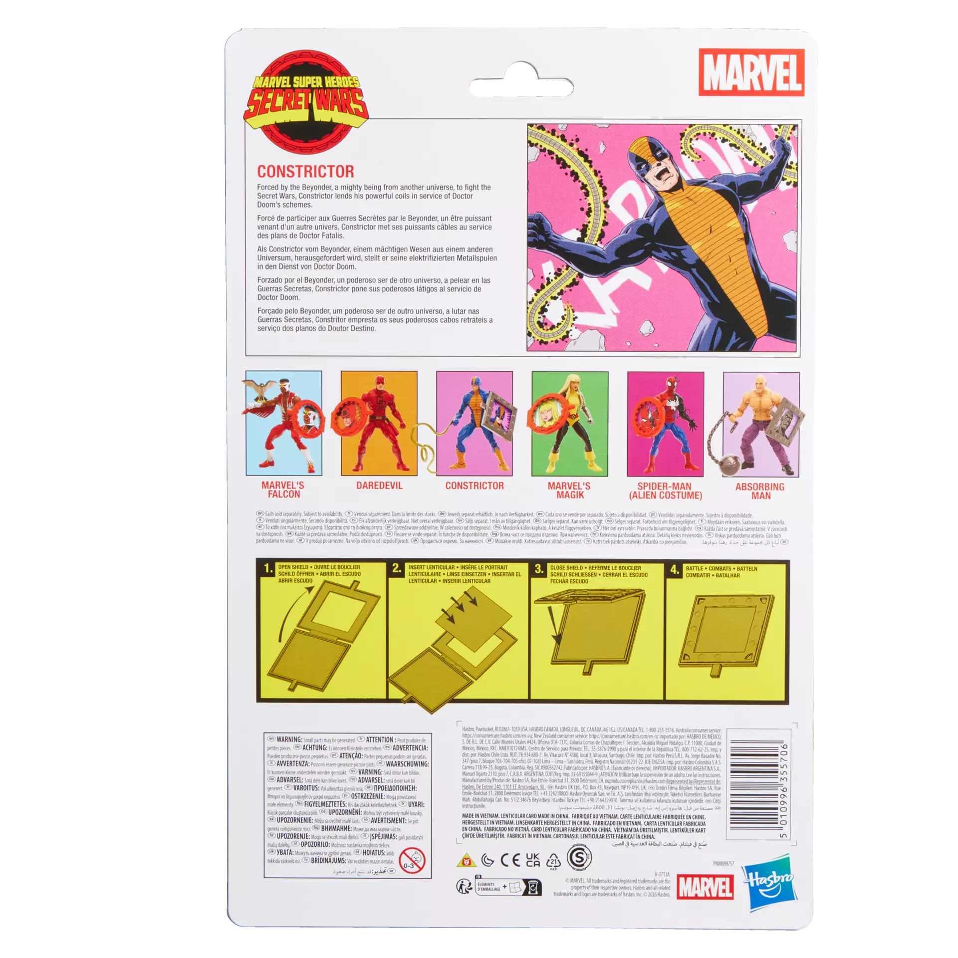 MARVEL LEGENDS SECRET WARS CONSTRICTOR ACTION FIGURE