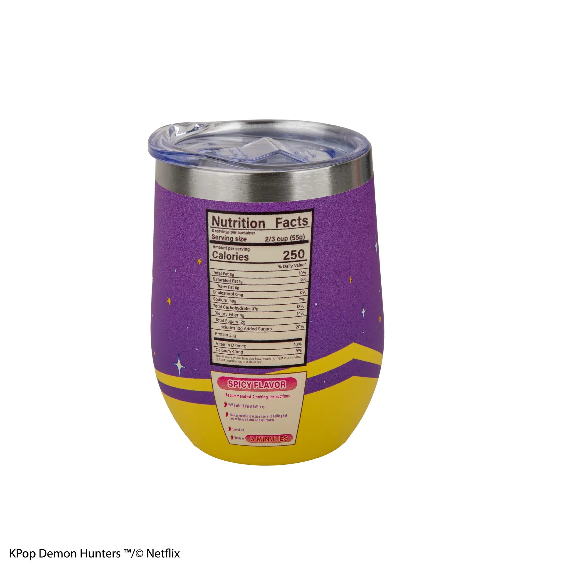KPOP DEMON HUNTERS RUMI SUPERSTAR FLAVOR THERMAL TRAVEL MUG
