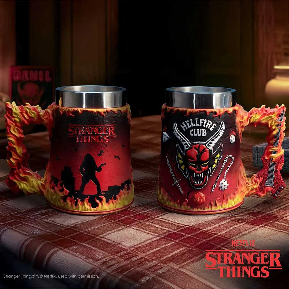 STRANGER THINGS HELLFIRE CLUB TANKARD