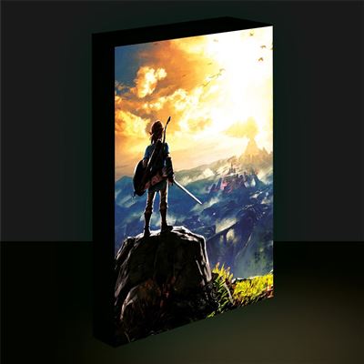 THE LEGEND OF ZELDA INTO THE WILDS LIGHT UP CANVAS