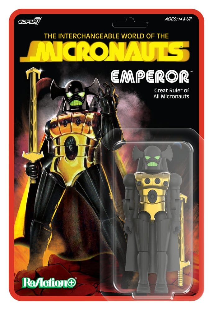 MICRONAUTS WAVE 03 EMPEROR REACTION+ FIGURE