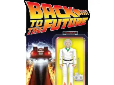 BACK TO THE FUTURE WAVE 1 DOC BROWN '85 REACTION+ FIGURE