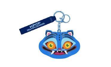 K-POP DEMON HUNTERS DERPY TIGER SILICONE KEYCHAIN PURSE