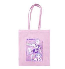 K-POP DEMON HUNTERS HUNTRIX LIGHT PINK TOTE BAG