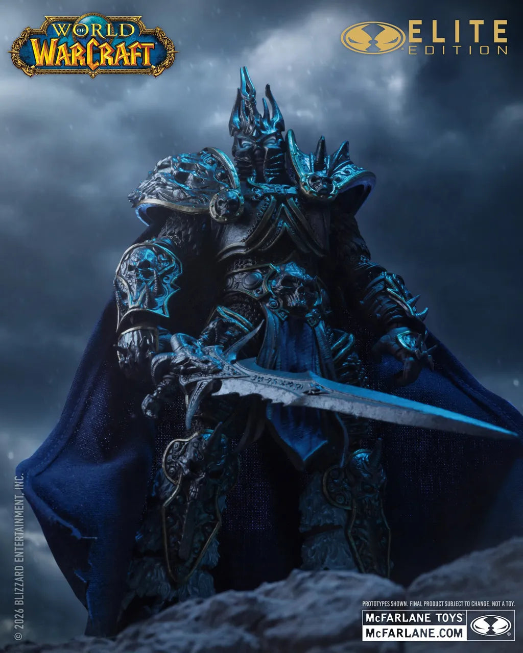 WORLD OF WARCRAFT LICH KING MCFARLANE ELITE EDITION 7" ACTION FIGURE
