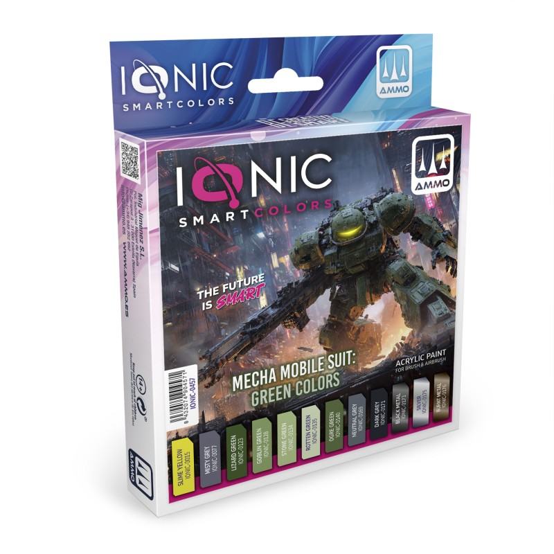 IONIC MECHA MS GREEN COLORS SET
