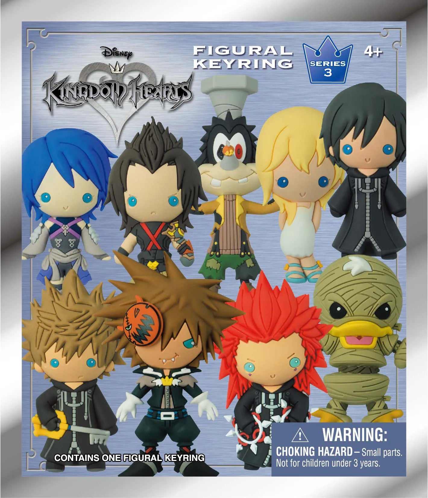 KINGDOM HEARTS SERIES 3 BAG CLIP BLIND BOX DISPLAY (24)