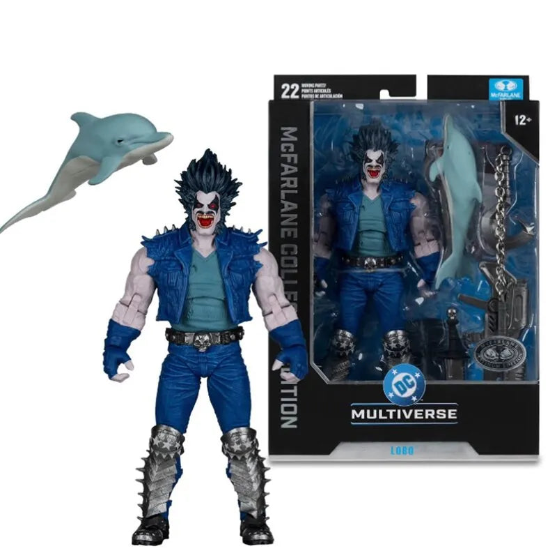 DC MCFARLANE COLLECTOR EDITION WAVE 14 7INCH LOBO CHASE ACTION FIGURE